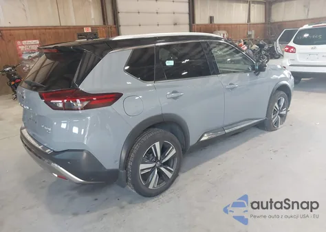 2021 Nissan Rogue Platinum Intelligent Awd z USA, uszkodzony, nr VIN JN8AT3DD8MW308275